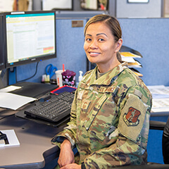 Senior Master Sgt. Gianina D. Esteban